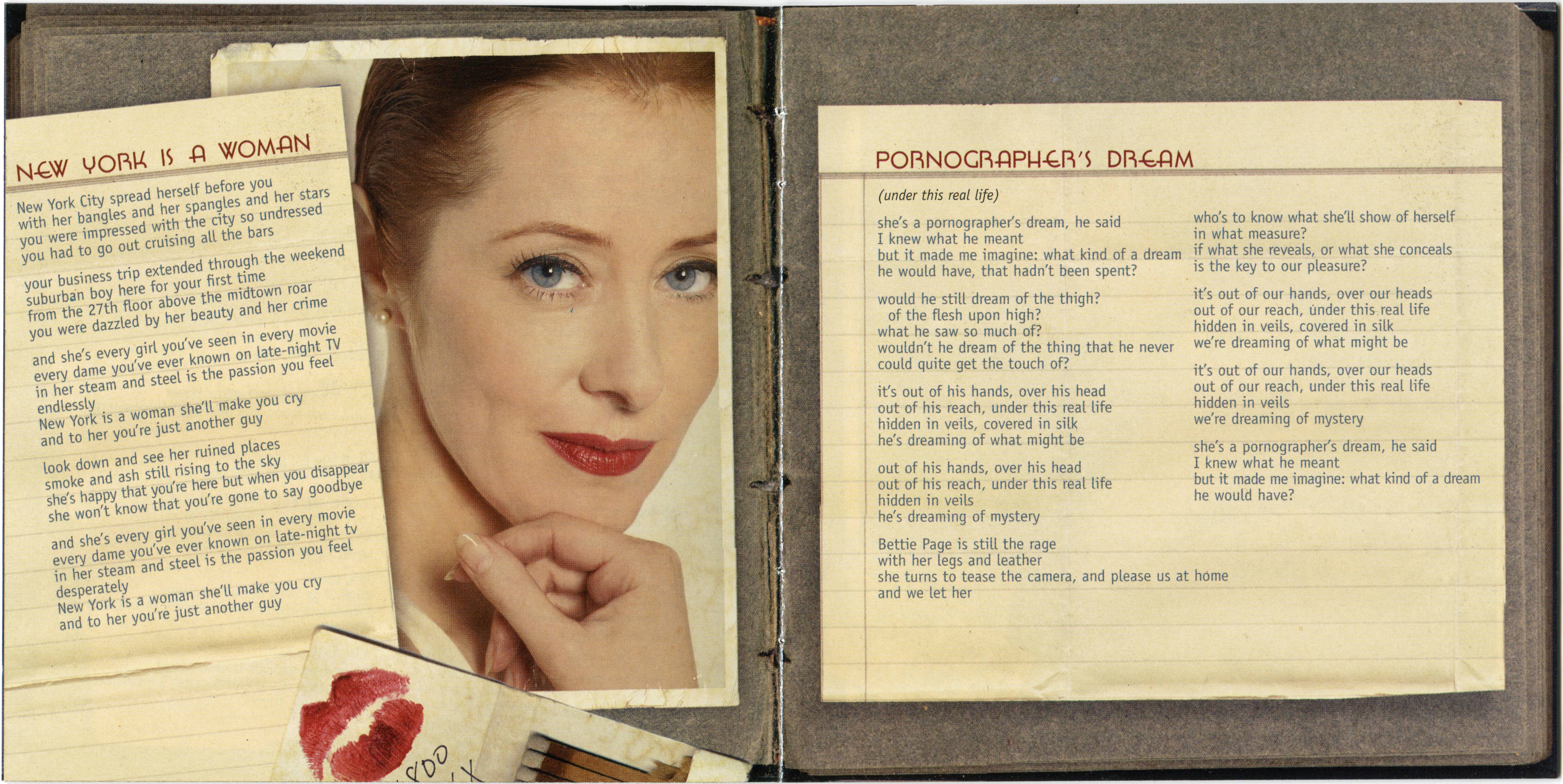 Suzanne Vega  Beauty & Crime : Booklet 2